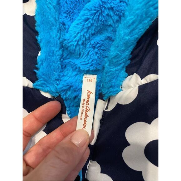 Hanna andersson girls reversible jacket size 110/5 - Picture 4 of 5